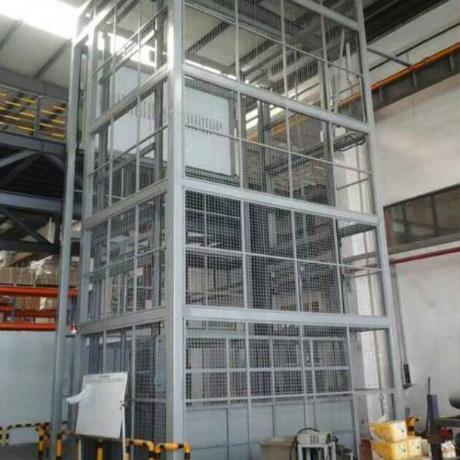 泗洪导轨式升降平台货梯